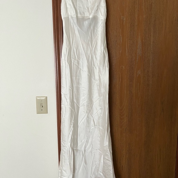 Abercombie satin cowl back midi dress - Picture 4 of 6